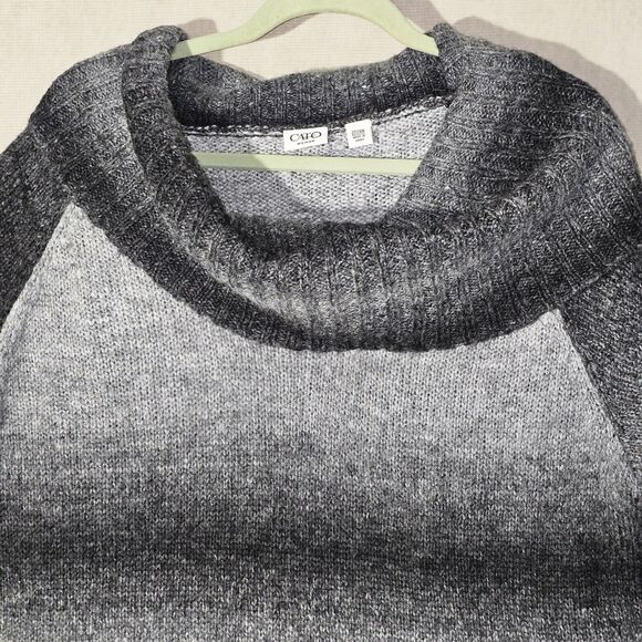 Cato's Knit Sweater Top Plus Size 22/24W Cowl Neck Short Sleeve School Work Chic - Picture 2 of 8